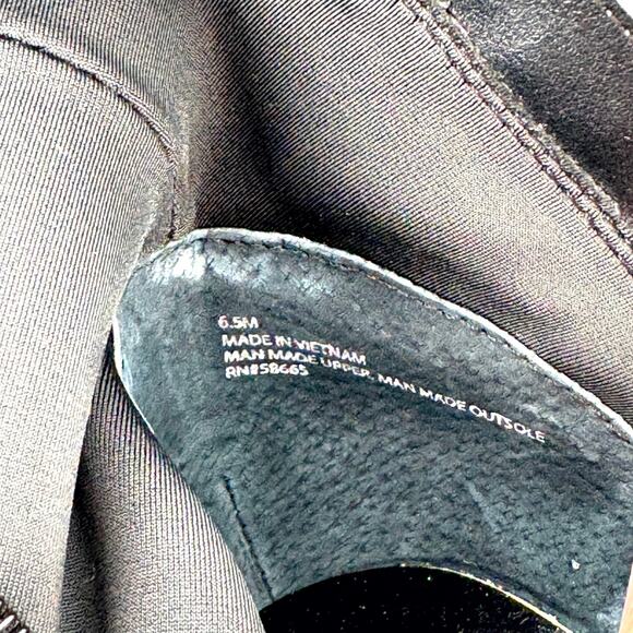 Open Edit Rhila Ankle Booties 6.5 Black NWOT Boots Kitten Heel Capsule - Picture 7 of 7